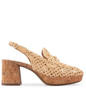 Women's Santiago Raffia Platform Pumps