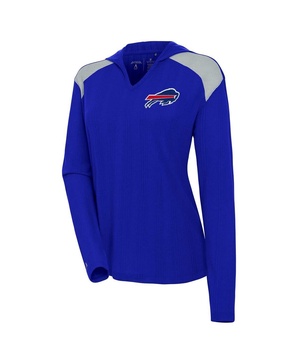 Women's Royal Buffalo Bills Opulent Long Sleeve Hoodie T-Shirt