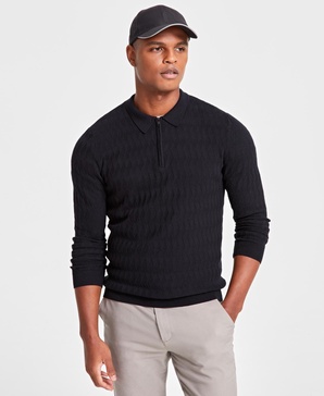 Men's Textured Sweater, Created for Macy's