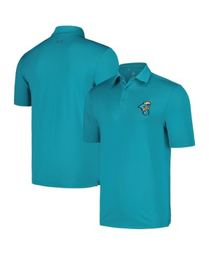 Men's Teal Coastal Carolina Chanticleers Tee To Green Polo Shirt