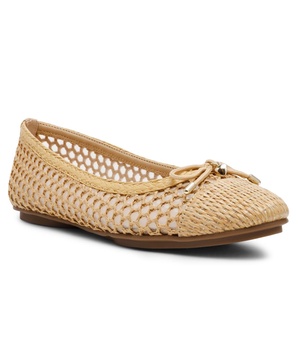 Women's Luci Raffia Cap Toe Ballet Flats