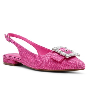 Women's Kenni Embellished Buckle Slingback Flats