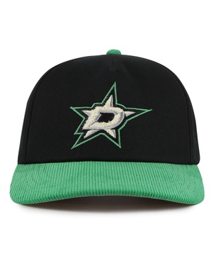 Men's Black/Kelly Green Dallas Stars Burnett Adjustable Hat