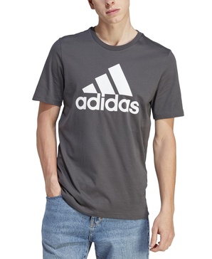 Men's Essentials Single Jersey Big Logo Short Sleeve Crewneck T-Shirt