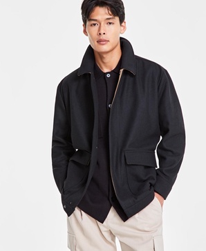 Men's Short Car Coat, Created for Macy's