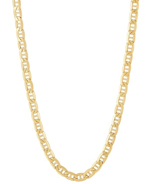 Polished Mariner Link 24" Chain Necklace (5.5MM) in 14k Gold