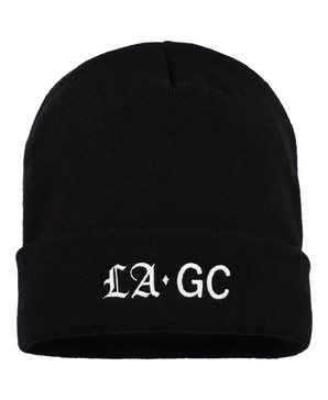 Men's Black Los Angeles Golf Club Newfoundland Cuffed Knit Hat