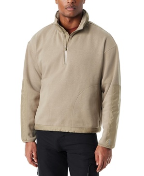 Men's Regular-Fit Convertible Hood 1/4-Zip Sweatshirt