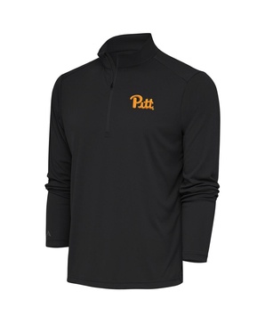 Men's Charcoal Pitt Panthers Tribute Quarter-Zip Top