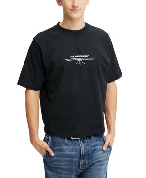 Men's Cropped Fit Graphic T-Shirt