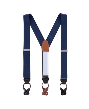  Phoenix 38mm Grosgrain Non Stretch Ribbon Button End Suspenders