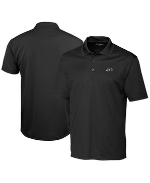 Men's Black Rocket City Trash Pandas Clique Spin Eco Performance Pique Polo