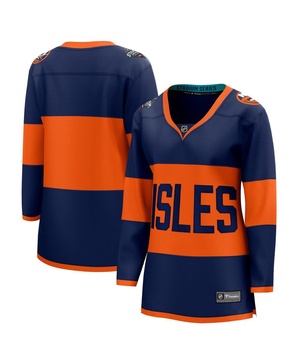 Women's Navy New York Islanders 2024 NHL Stadium Series Breakaway Jersey
