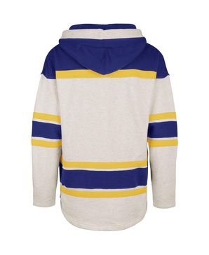 Men's Oatmeal Buffalo Sabres Rockaway Lacer Pullover Hoodie