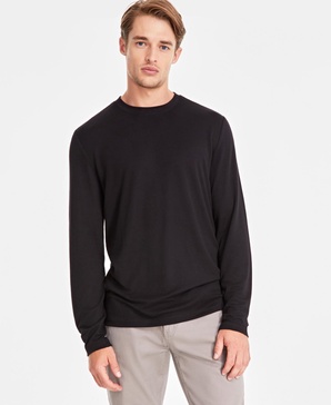 Alfatech Long Sleeve Crewneck T-Shirt, Created for Macy's