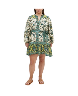 Plus Size Mysteria Mini Dress