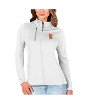Women's White/Silver Syracuse Orange Generation Full-Zip Jacket