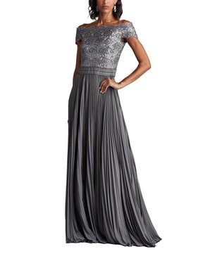 Women's Bode Sequin Embroidered Lace and Tulle Gown