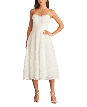 Women's Greer Rosette Appliqu  Midi Dress