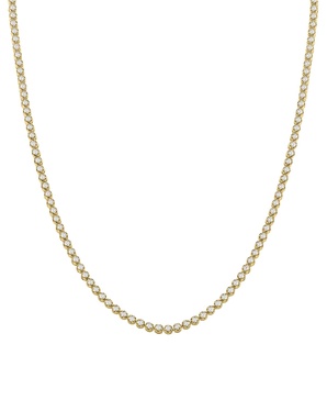 Men's Diamond 20" Tennis Necklace (5 ct. t.w.) in 10k Gold