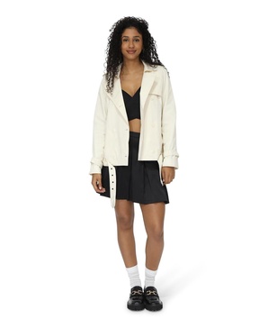 Women's Cool Nights Cropped Trench Coat