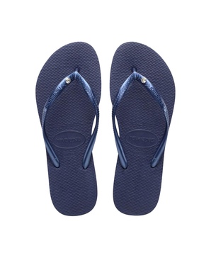 Women's Slim Swarovski Crystal II Flip Flop Sandals
