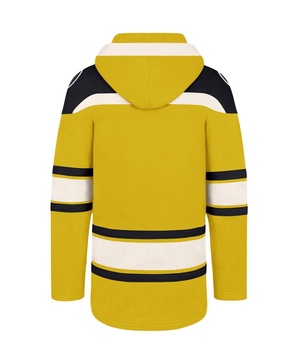 Men's Gold, Navy Nashville Predators Superior Lacer Pullover Hoodie