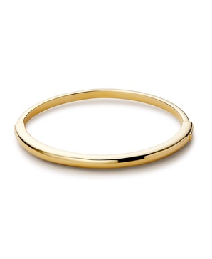- Gold Bangle Bracelet - Brynley