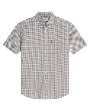 Men's Geo-Print Short Sleeve Shirt