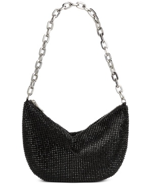 Crescent Diamond Mesh Small Chain Hobo, Created for Macy's 