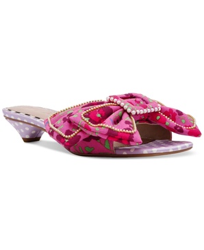 Women's Aylah Bow Kitten-Heel Sandals