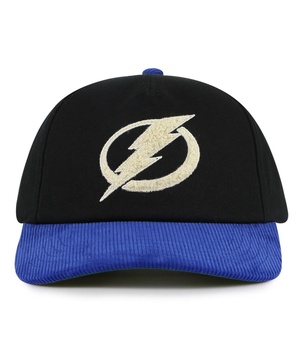 Men's Black/Blue Tampa Bay Lightning Burnett Adjustable Hat