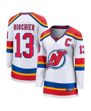Women's Nico Hischier White New Jersey Devils Captain Patch Special Edition 2.0 Breakaway Player Jersey