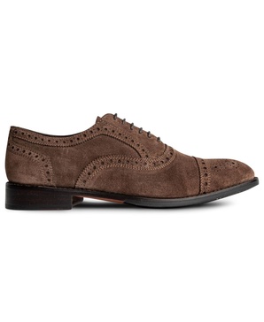 Men's Ford Quarter Brogue Oxford Lace-Up Dress Shoe