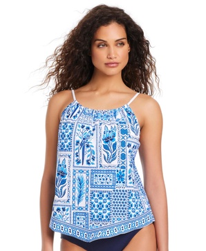 Women's Sea Life High-Neck Tankini Top