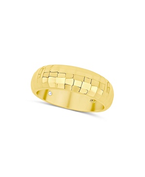 Sparkle Textured Solid Ring