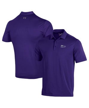 Men's Purple 3M Open T2 Green Polo Shirt