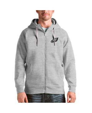 Men's Heather Gray Philadelphia Eagles Victory Full-Zip Hoodie