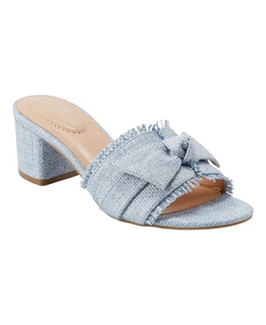 Women's Arden Raffia Knotted Bow Block Heel Sandals