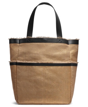 Lido Metallic Canvas Tote Bag