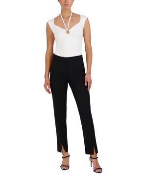 halter tie keyhole bodysuit