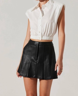 byson button up top in white