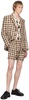 Brown & White Gilbert Check Blazer