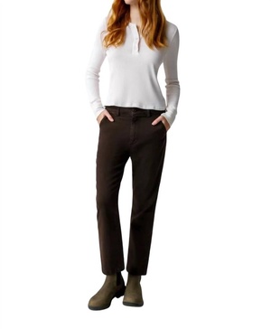 easy trouser in espresso