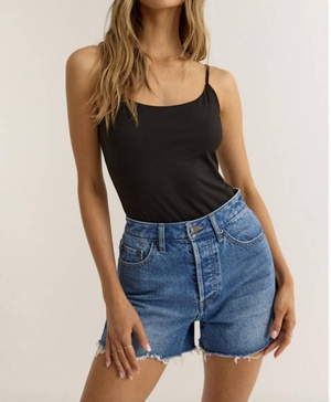 ida bodysuit in black