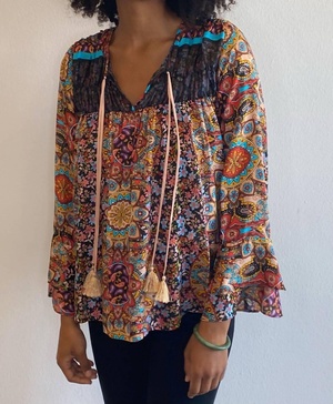 mandala margot blouse in multi a