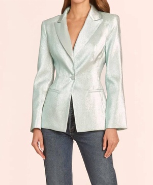 loreda blazer in ice blue