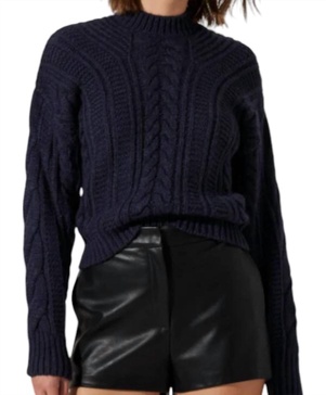 laverne sweater in navy