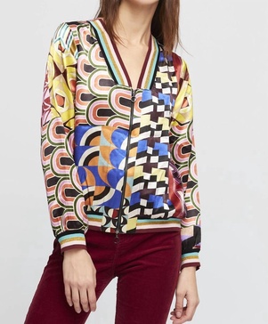 kylie top/jacket in multi