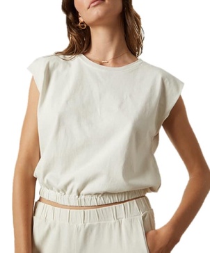 Velvet by Graham & Spencer Women's Demi Light Structured Cotton Top